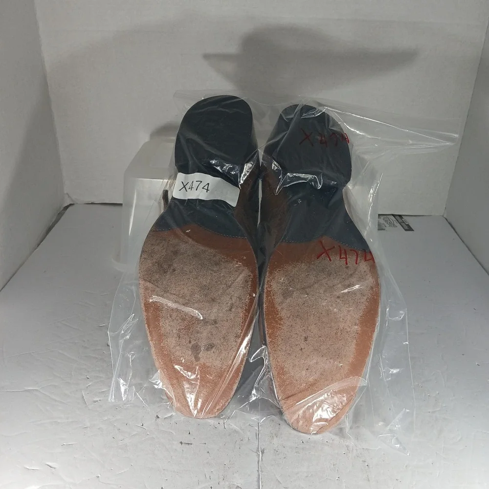 Giorgio Brutini Double Monk Strap Shoes 9.5M Tan Leather Wingtip Brogue X474